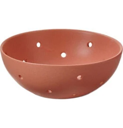 Coral Matte Berry Strainer