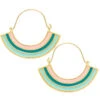 Tropical Day Hoop Earrings
