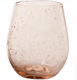 Bubble Glass Stemless Wine Glass