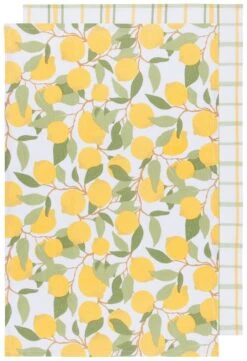 Dishtowel "Lemons" (Set Of 2)