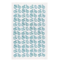 Dishtowel, "Bicycles" -Home Furnishings 2252529 Dt2 Floursack Set Sweet Ride Peacock sup2