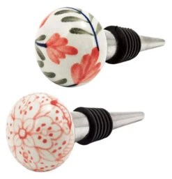 "Country Cottage Floral" Bottle Stopper