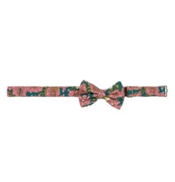 Teal "Floral" Bow Tie