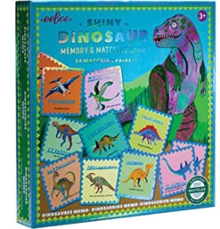 Eeboo Shiny Dinosaur Memory And Matching Game