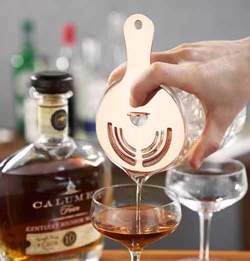 Copper Hawthorne Strainer 4 Copper Hawthorne Strainer - Image 4