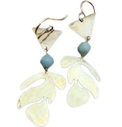 Handmade Gold Flow Earrings