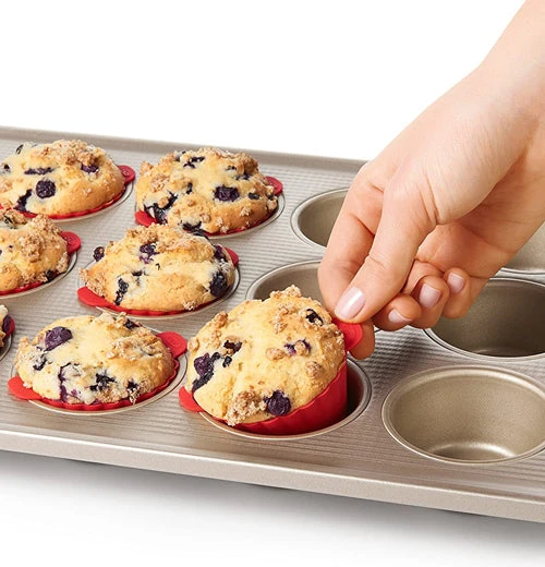 OXO Silicone Baking Cups, Good Grips 4 OXO Silicone Baking Cups, Good Grips - Image 4