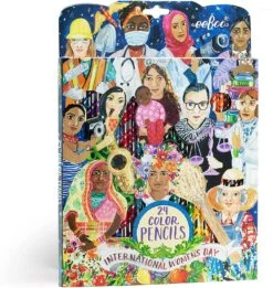 Eeboo Color Pencils "International Women's Day"