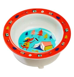 Baby Bowl, Suction "Happy Camper"