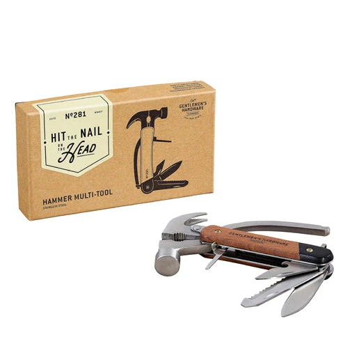 Gentlemen's Hardware Multi-Tool, Hammer, Wood 3 Gentlemen's Hardware Multi-Tool, Hammer, Wood - Image 3