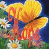 Hope Butterfly Tile