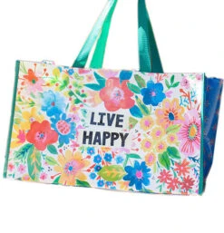 Natural Life Live Happy Carry All Tote