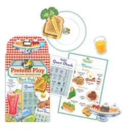Eeboo Pretend Play "Best Pals Diner" 5 Eeboo Pretend Play "Best Pals Diner" -Home Furnishings Best Pals Diner Pretend Play3
