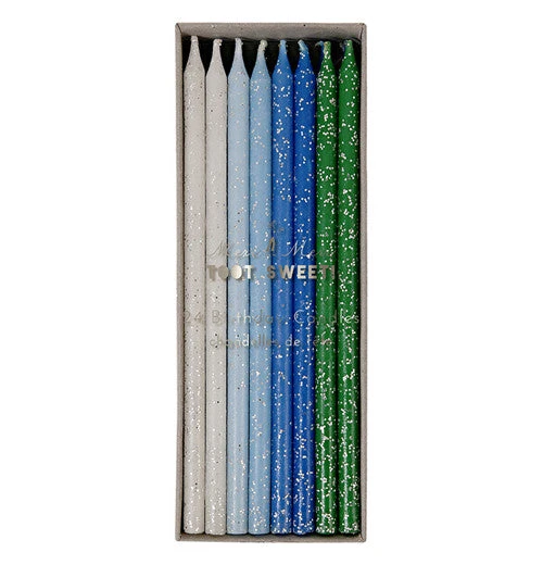 Meri-Meri Glitter Candles (Set Of 24) 2 Meri-Meri Glitter Candles (Set Of 24) - Image 2