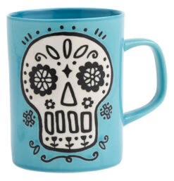 Blue Skull Cuppa Color Mug