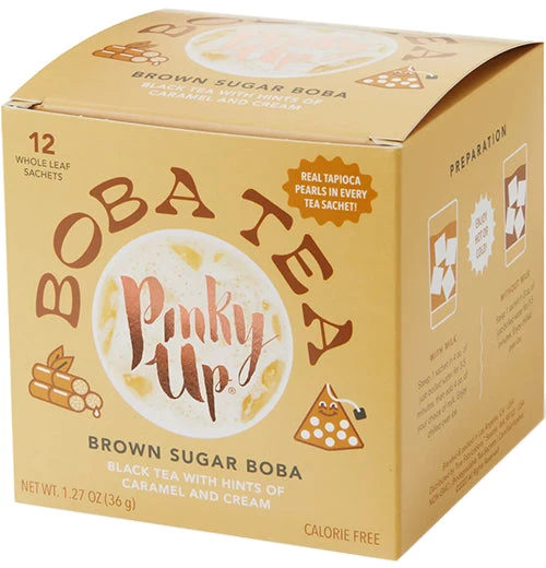 Brown Sugar Boba Tea In Sachets 1 Brown Sugar Boba Tea In Sachets