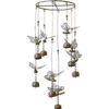 Butterfly Circle Wind Chime "Flamed"