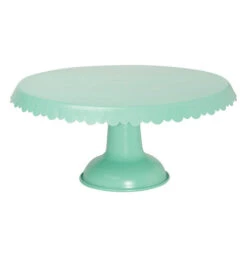 Cake Stand, Metal "Aqua"