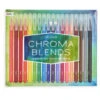 Ooly Chroma Blends Watercolor Brush Markers (Set Of 18)