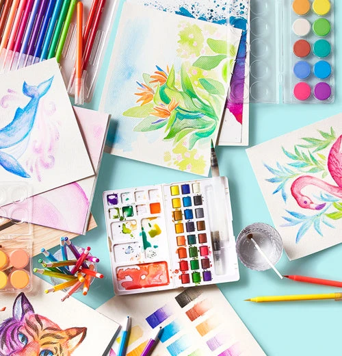 Ooly Chroma Blends Watercolor Brush Markers (Set Of 18) 2 Ooly Chroma Blends Watercolor Brush Markers (Set Of 18) - Image 2