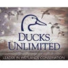 Ducks Unlimited Flag Tin Sign