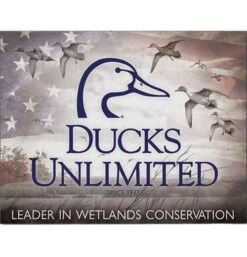 Ducks Unlimited Flag Tin Sign