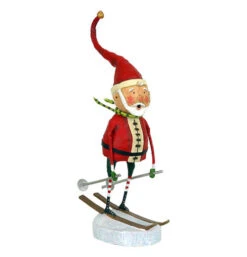 "Downhill Santa" Figurine
