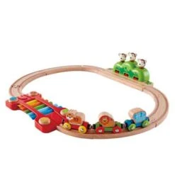Hape Music And Monkeys Railway Train Set
