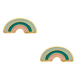Rainbow Stud Earrings