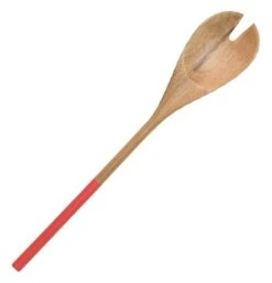 Salad Servers (Set Of 2) "Dipped" -Home Furnishings Fork Salad Servers Red Dipped grande d950496f 99b3 4ed5 a6d2 8839b2236e3a