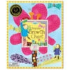 Eeboo Growth Chart "Hot Pink Flower"