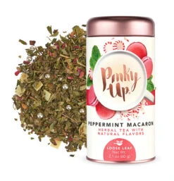 Loose Leaf Tea, "Peppermint Macaron" -Home Furnishings Herbal Tea Peppermint Macaron Loose Leaf2