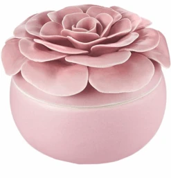 Ceramic Flower Candle "Thai Lily"