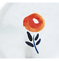 Floral Melamine Plate -Home Furnishings ItemME0615 poppy