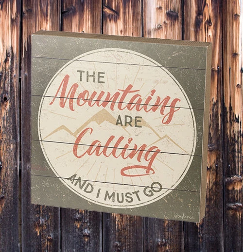 Box Sign "The Mountains" 2 Box Sign "The Mountains" - Image 2