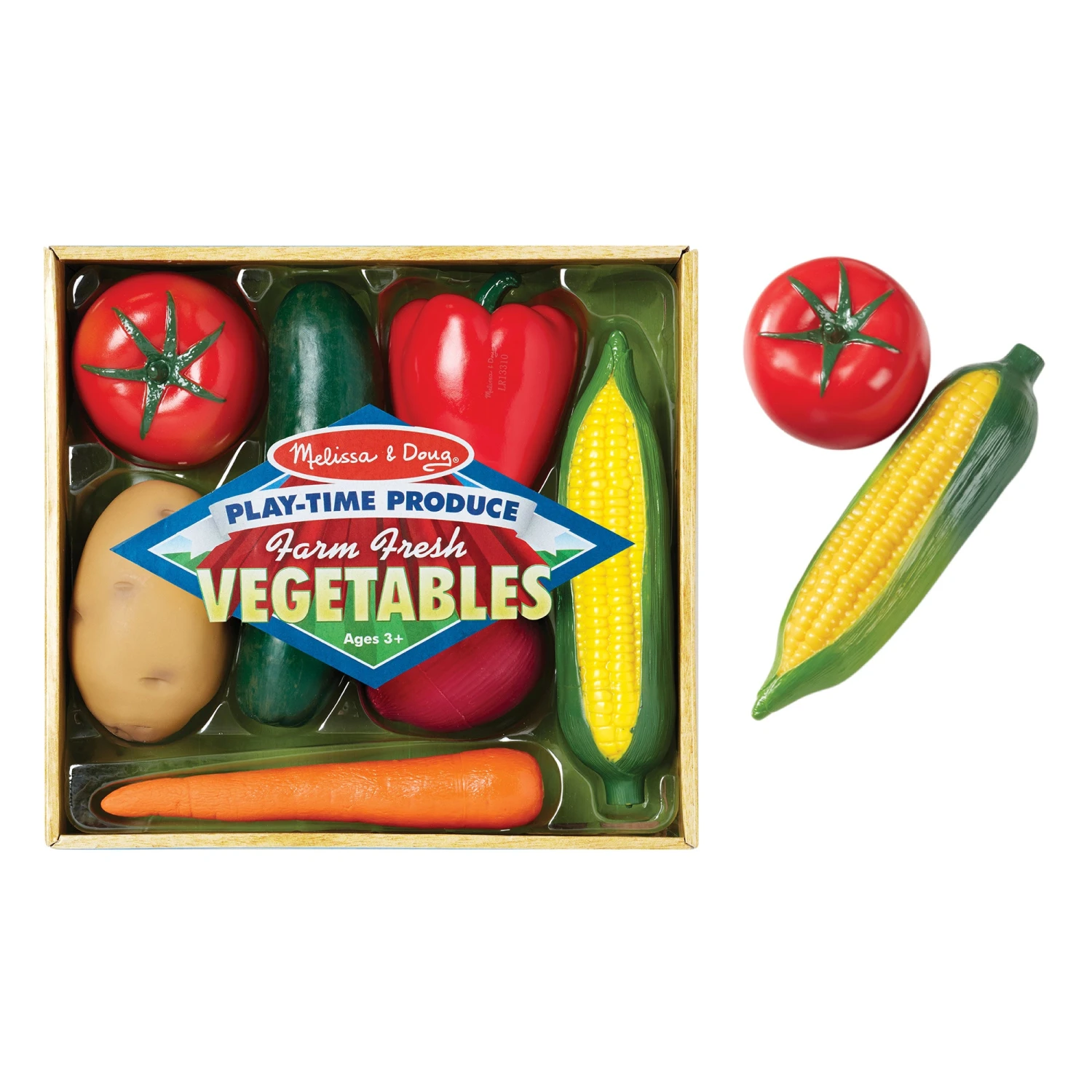 Melissa & Doug Playtime Produce Farm Fresh Vegetables Set 1 Melissa & Doug Playtime Produce Farm Fresh Vegetables Set