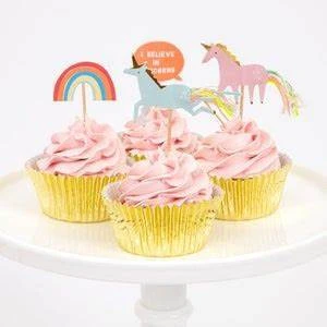 Meri-Meri I Believe In Unicorns Cupcake Kit 2 Meri-Meri I Believe In Unicorns Cupcake Kit - Image 2