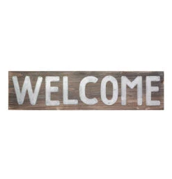 Welcome Metal Pallet Sign