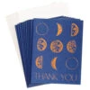"Thank You" Moon Foil Note Cards