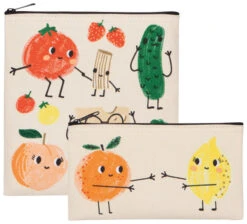 Snack Bags, Funny Food Set Of 2