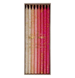 Meri-Meri Glitter Candles (Set Of 24)