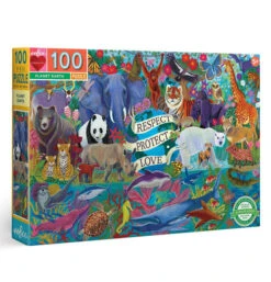 Eeboo Puzzle (100 Piece) "Planet Earth"