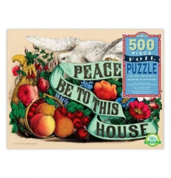 Eeboo Puzzle (500 Piece) "Peace Be To This House"
