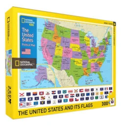 Puzzle (300 Piece) "USA Kids Map"