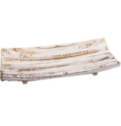 Rectangle Curved Wooden Bowls