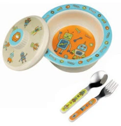 Baby Bowl Set "Retro Robot"