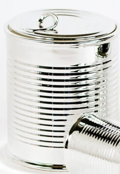Tin Can Ceramic Canister 7 Tin Can Ceramic Canister -Home Furnishings SA0108 LG