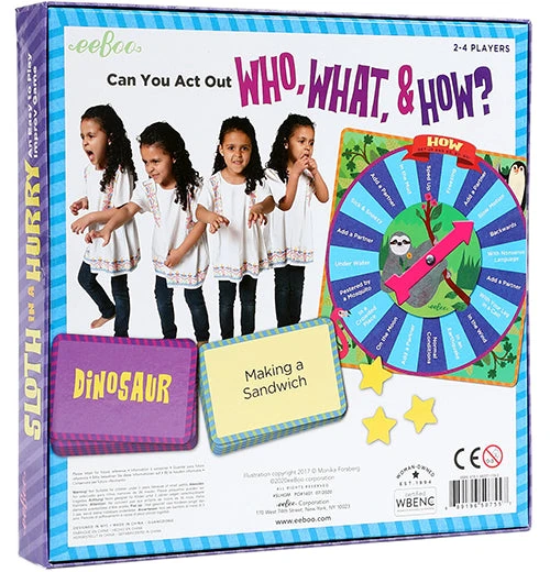 Eeboo Sloth In A Hurry Action Game 2 Eeboo Sloth In A Hurry Action Game - Image 2