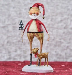 "Santa Claus With Baby Comet" Figurine -Home Furnishings Santa Claus Baby Comet