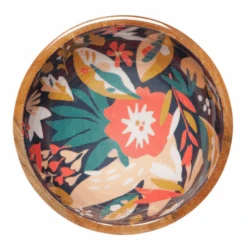 Serving Bowl, Mango Wood "Superbloom"